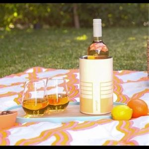 Society 6 MCM Metal Wine Chill Bucket NEW